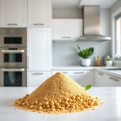 Image showcasing kosher pea protein powder