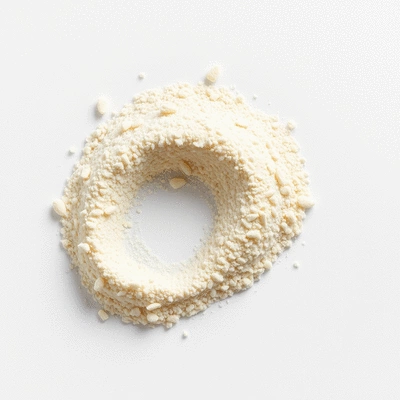 Glucomannan Fibre supplement on a bright background