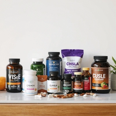 Healthy supplement display