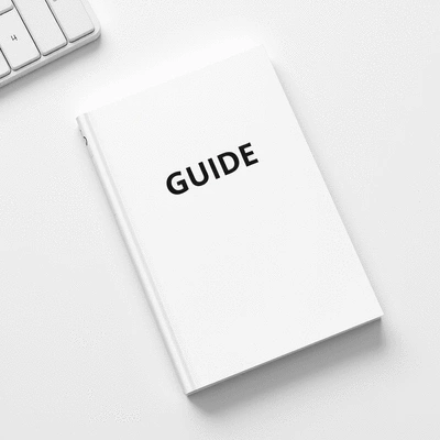 Digital guide or eBook mockup