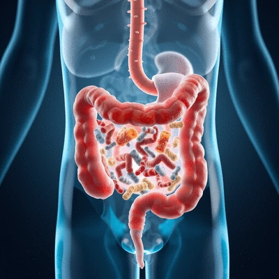 Healthy gut with probiotics
