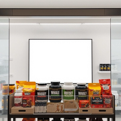 Online shopping experience for fitness supplements