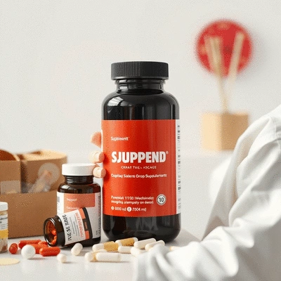 User using dropshipping for supplements