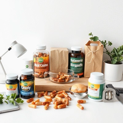 Modern e-commerce setup for dropshipping supplements