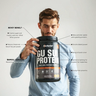 User reviewing benefits of own label protein powder