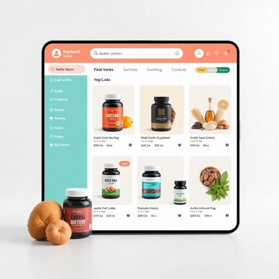 E-commerce platform for nutritional supplements