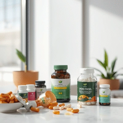 User exploring health supplements