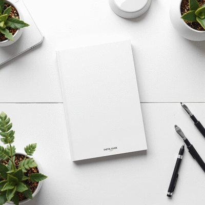 Digital guide or eBook mockup