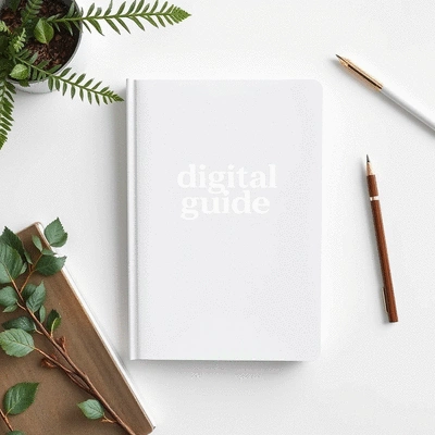 Digital guide or eBook mockup