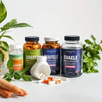 Healthy lifestyle with supplements