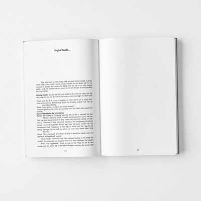 Digital guide or eBook mockup