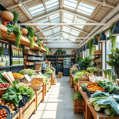 Image of a thriving vegan dropshipping market