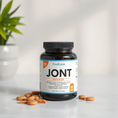 Mockup of joint supplement product