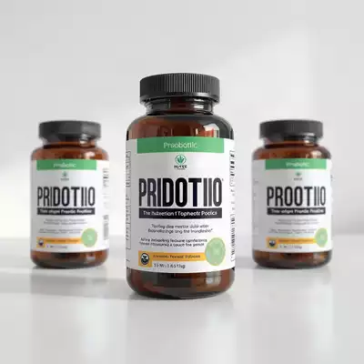 Probiotic products on display