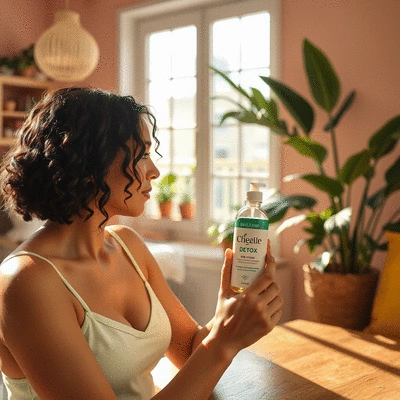 Lifestyle imagery of a clean and detox product in use