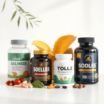 Lifestyle imagery of health supplements