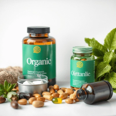 Natural and organic supplements in a clean setting