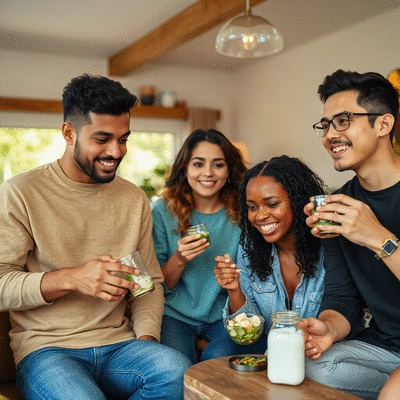 Lifestyle image of probiotics usage