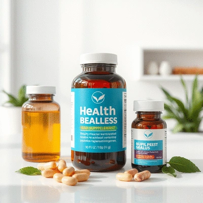 Health and wellness supplements in a modern setting