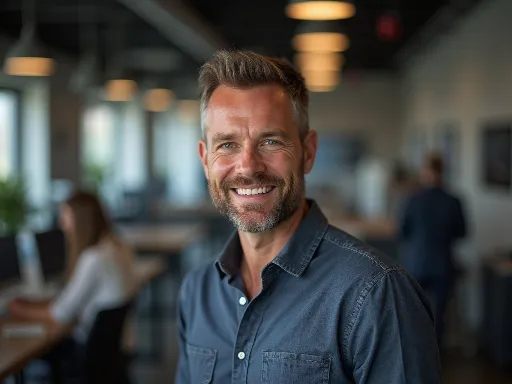 Rowan Ashford, Founder of Dropship Web Hosting, smiling confidently